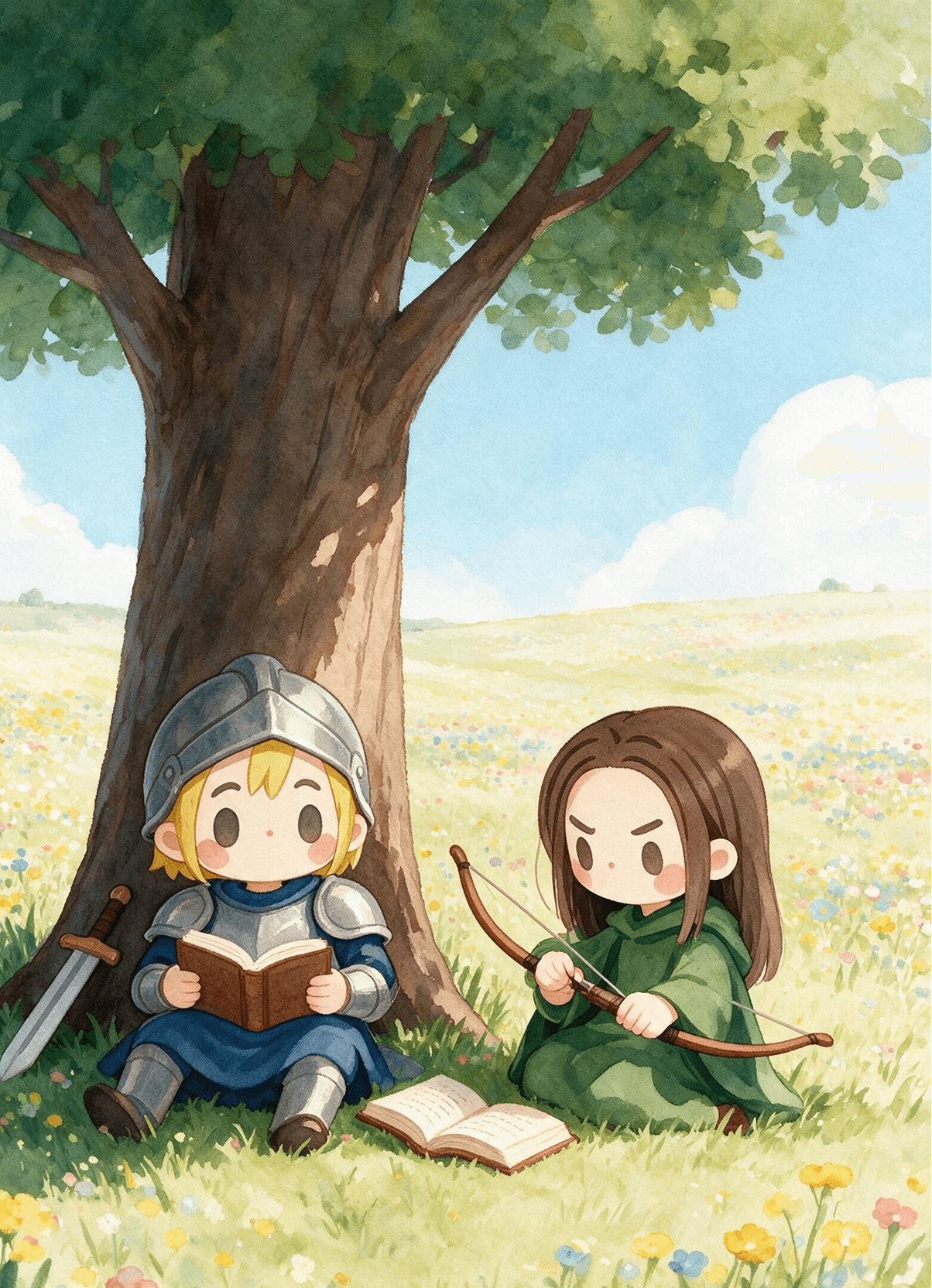 Yudha Chibi Adventurers under the Tree